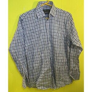 Diners Luxury Checkered Shirt Long sleeve Size 38-39